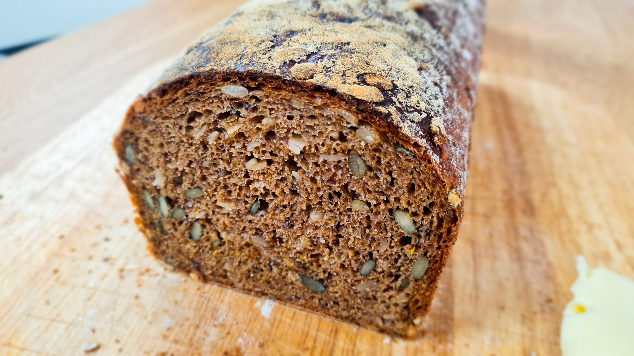 Vollkornbrot - Tasty 4 you Vollkornbrot Schwarzbrot Vollkorn