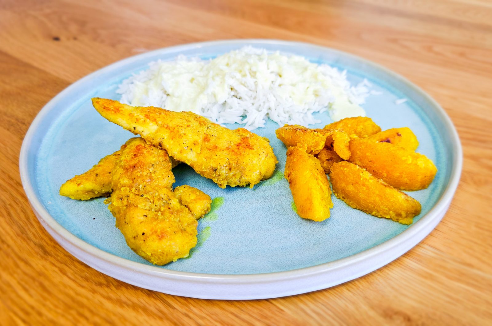 Hühnchen mit Pfirsich