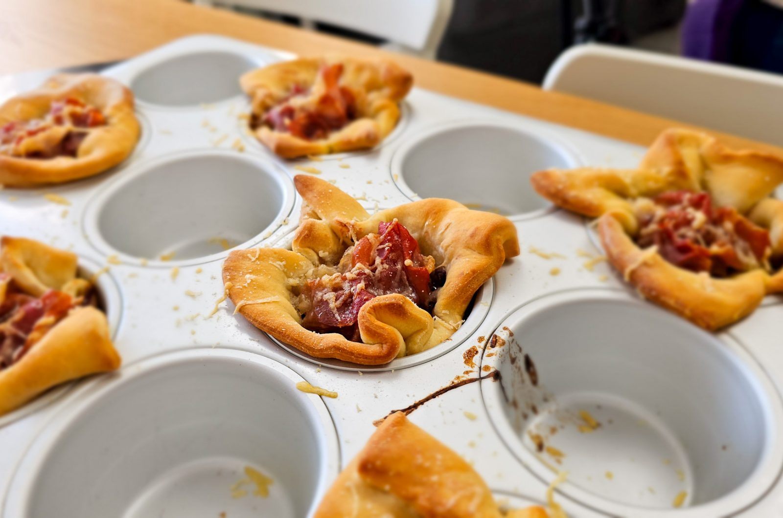 Pizzamuffins edel gefüllt